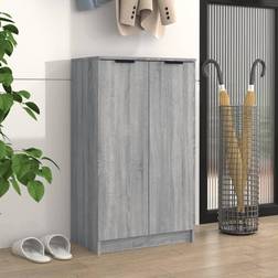 vidaXL Grey sonoma Engineered Shoe Rack