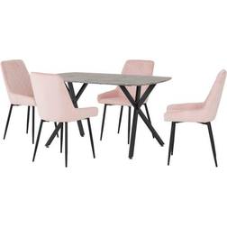 SECONIQUE Athens Rectangular Dining Table 2pcs