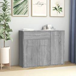 vidaXL De Madera Contrachapada Gris Sonoma 88x30x70 cm Aparador