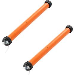 vidaXL Moteurs Tubulaires Store Electrique À Rouleau Porte de Garage 2 pcs 50 Nm