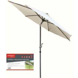 Samuel Alexander 2m Aluminium Cream Parasol Sun