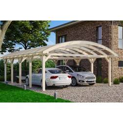 SKAN HOLZ Skan Holz Bogendach-Carport Franken 635 (Gebäudefläche )