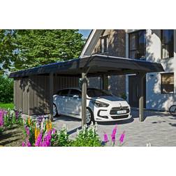SKAN HOLZ Skan Holz Carport Wendland Anbau 362 Alu-Dach Blende (Gebäudefläche )