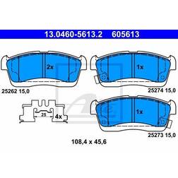 ATE Bremsbelagsatz, Scheibenbremse Vorderachse 13.0460-5613.2