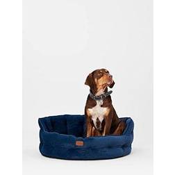 Joules Chesterfield Pet Bed - Navy Large