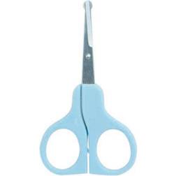 BABYSCHERE 9 cm gebogen blau