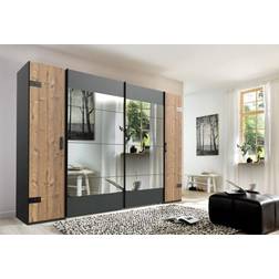 WIMEX Schwebetürenschrank Stockholm 270x65x210cm Kleiderschrank