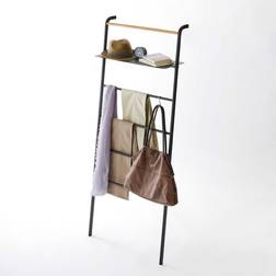 Yamazaki Tower Leaning Ladder With Shelf Perchero