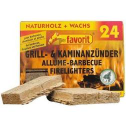 Favorit Grill- Kaminanzünder, Anzündriegel Wachs, 1 Packung