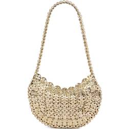 Rabanne Golden Moon Uld Taske Uld - Beige