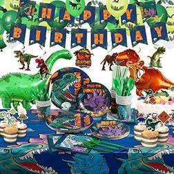 Dinosaur birthday party supplies kit for boys dinosaur party decorations-20 g