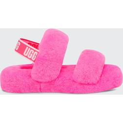 UGG Girls Oh Yeah Slipper, Taffy Pink, Toddler