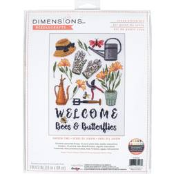 Dimensions Dimensions counted cross stitch kit garden time d70-35408