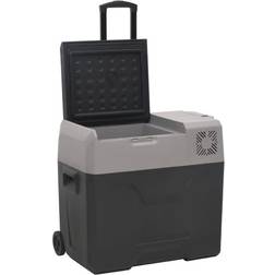 vidaXL Kylbox Med Hjul Och Adapter 50 L