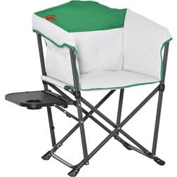 OutSunny Sunny Camping stoel opvouwbare draagbare Oxford stof zware wit groen