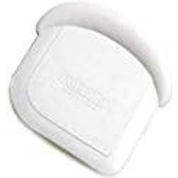 Norpro My Favorite Scraper Spatula Set of 2 White Dough-Scraper