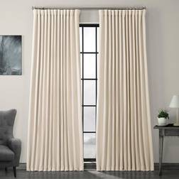 Half Price Drapes BOCH-LN-DW-P Extra Wide Linen Curtain 100 x 120