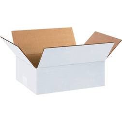 Box Partners Corrugated Bxs 12x9x4 White 25/BDL BXP 1294W