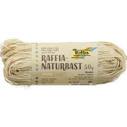 Folia Raffia-Naturbast 50g, 1 Bündel, natur