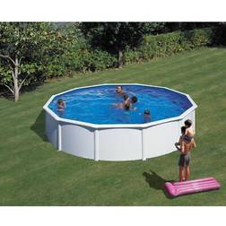Gre Piscina fuori terra in acciaio Rotonda 550x1,20 FIDJI KIT550ECO