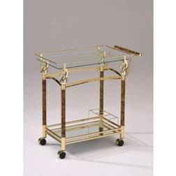 Benzara BM163645 Alluring Cart Trolley Table