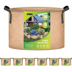 iPower Plant Grow Bag 10 Gallon 6-Pack