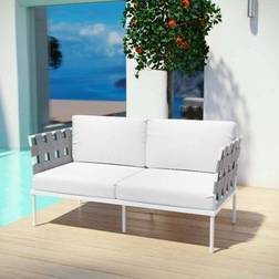 modway Harmony Collection EEI-2603-WHI-WHI Outdoor Sofa