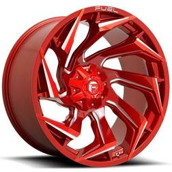 Fuel D754 Reaction Candy Red Milled 9x20 6/135/139,7 ET01 CB106,1