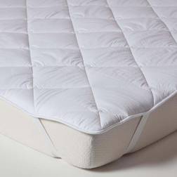 Homescapes Surmatelas Luxueux Coton 120 x 190 cm - Blanc Matelas en Polyéther