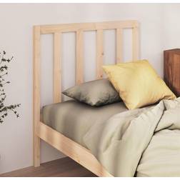 vidaXL brown, 96 Solid Wood Pine Bed Bed Headboard