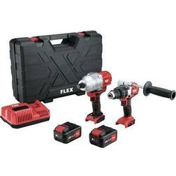 Flex Kit de machines pd 2G 18.0-EC FS55 iw 3/4 18.0-EC, 2x 5,0 Ah et chargeur