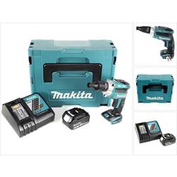 Makita dfs 251 rt1j 18v trockenbauschrauber brushless, 5ah akku lader