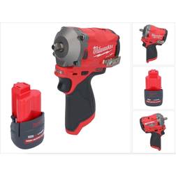 Milwaukee m12 fiw38-25 schlagschrauber 12 v 339 1x akku 2,5 ah ohne lader