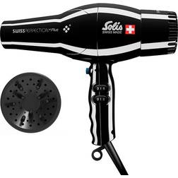 Solis Swiss Perfection Black Plus hårtørrer 2300