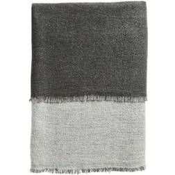 Woud Double Throw Dark Blankets Grey, Beige (180x)