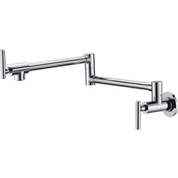 Sumerain Wall Mounted Pot Filler Chrome Grey