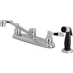Kingston Brass FB112NFL NuWave French 8-Inch Centerset Kitchen Faucet Grey
