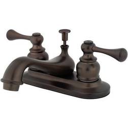 Kingston Brass GKB605BL 4 in Centerset Bathroom Faucet Bronze, Brown