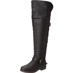 Journee Collection Women's Knee Boots, Black