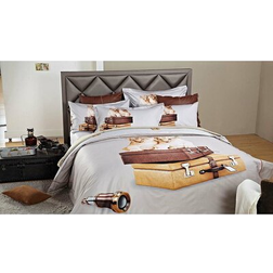 Mela Best Friends Duvet Cover Brown, White (243.84x)