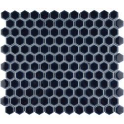 Affinity Tile FPLH1X Hudson Hex 13-1/4" 11-7/8" Hexagon Geometric Mosaic