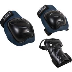 Hudora Biomechanische beschermer-set (blauw, M)