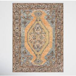 Surya Area Rug Joss Blue, Brown, Orange