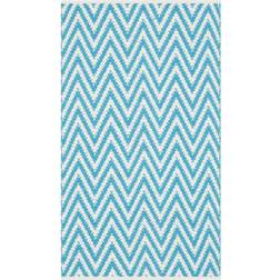 Safavieh Montauk Collection Turquoise, White