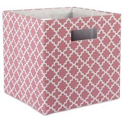 DII 13" Polyester Lattice Cube Storage Box