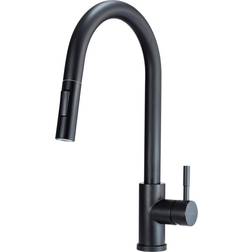Deante Kitchen Mixer With Pull-Out Shower Stainless Steel, Mat sort