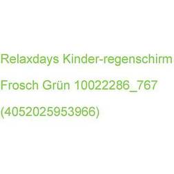 Relaxdays Kinder-Regenschirm Frosch grün