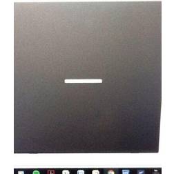 Jung LS990 Enkelvippa Aluminium