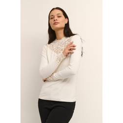 Cream Bluse CR Trulla - Wollweiß