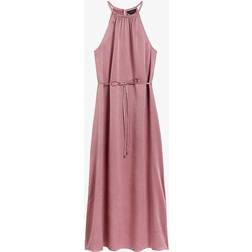 Ted Baker Womens Dusky-pink Roxieyy Halterneck Crepe Midi Dress